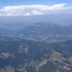 Flugwegposition um 12:22:26: Aufgenommen in der Nähe von Gemeinde Abtenau, Österreich in 2924 Meter